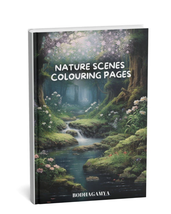 Nature Scenes Colouring Pages